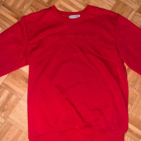 Balenciaga Sweatshirt - raspberry red - Picture 4 of 4